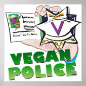Poster Police de Vegan (Devant)