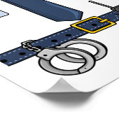 Poster Police d'Halloween (Coin)