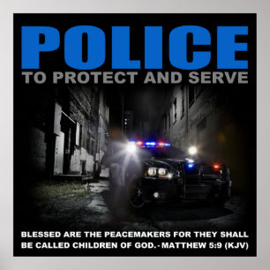 Poster Police Pour Protéger Et Servir L'Affiche