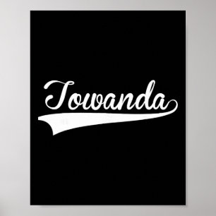 Poster Police Towanda Vintage Rétro à vendre