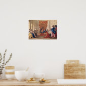 Poster Poliphilus Kneeling avant la reine Eleuterylida (Cuisine)