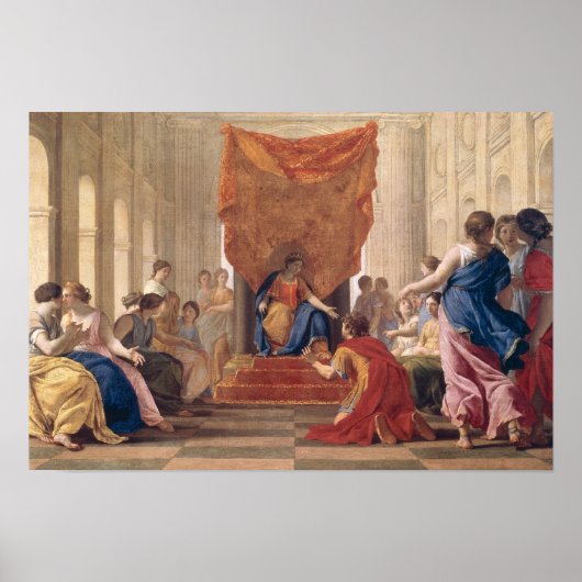 Poster Poliphilus Kneeling avant la reine Eleuterylida (Devant)