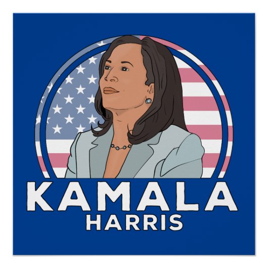 Poster Politique Kamala Harris (Devant)