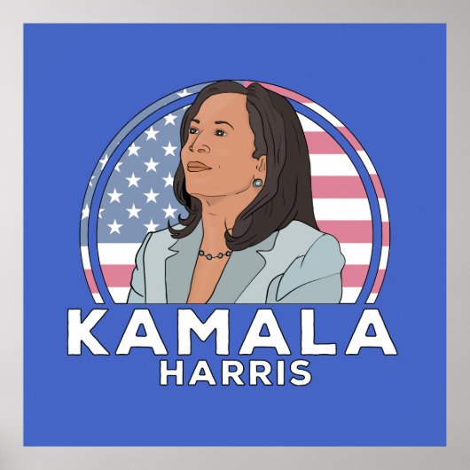 Poster Politique Kamala Harris (Devant)