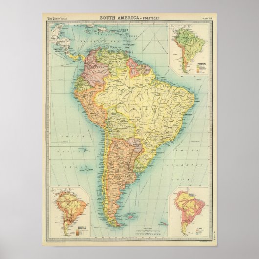 Poster Politique sud-américaine (Devant)