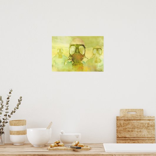 Poster Pollution atmosphérique (Cuisine)