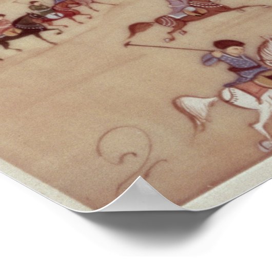 Poster Polo à Ispahan (Coin)