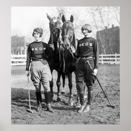 Poster Polo Ladies : 1925 (Devant)
