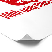 Poster Pologne - Avec unité Force (Coin)