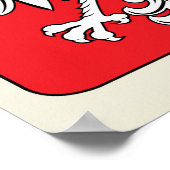 Poster Pologne Détail des armoiries (Coin)