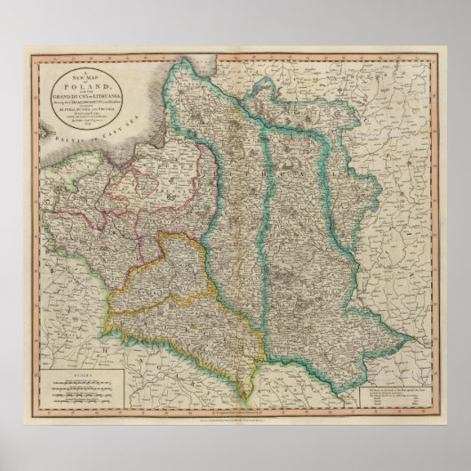 Poster Pologne, Lituanie (Devant)
