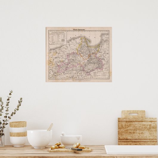 Poster Pologne occidentale (Cuisine)