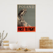Poster Pologne Premier à combattre l'affiche de la Second (Cuisine)