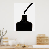 Poster polonais noir (Cuisine)