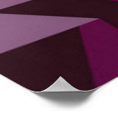 Poster Poly géométrique coloré Abstrait (Coin)