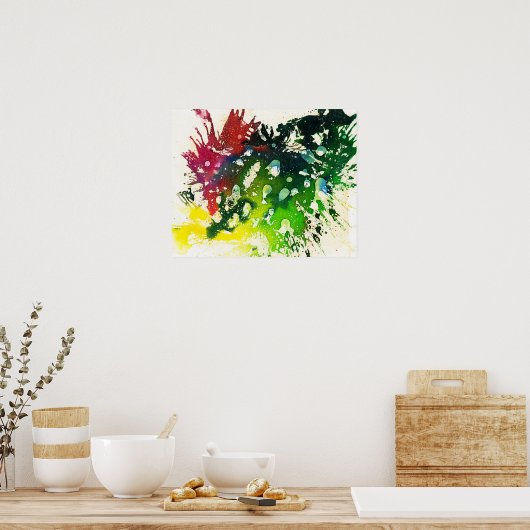 Poster Polychromoptic #4 par Michael Moffa (Cuisine)