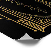 Poster Polyèdre Dice Sword Deco Retro (Coin)