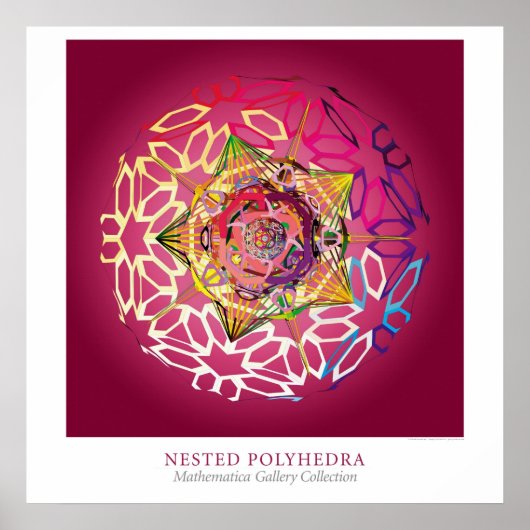 Poster Polyèdres imbriqués (Devant)