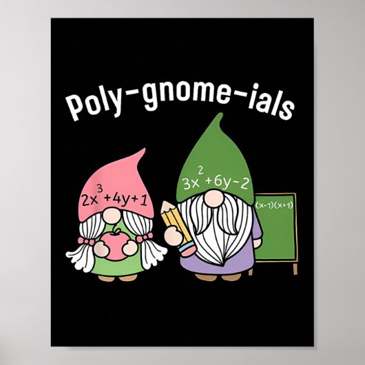 Poster Polygnomials Enseignant en mathématiques (Devant)