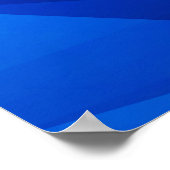 Poster Polygone abstrait BLEU foncé. géométrique triangul (Coin)