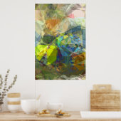 Poster Polygones Abstraits 224 (Cuisine)