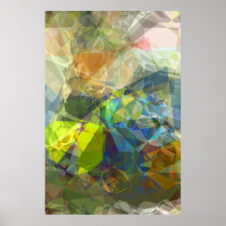 Poster Polygones Abstraits 224