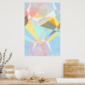 Poster Polygones Abstraits 29 (Cuisine)