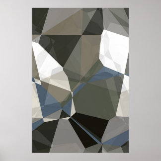 Poster Polygons Abstraits 214