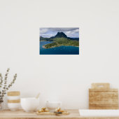 Poster Polynésie française, Bora Bora. Vue aérienne de (Cuisine)