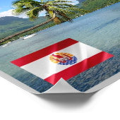 Poster Polynésie française - Moorea - Baie de Cook - (Coin)