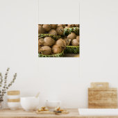 Poster Polynésie, Royaume des Tonga. Affichage des noix d (Cuisine)