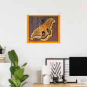 Poster Polyphemus Moth (Bureau à domicile)