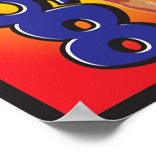 Poster pom-pom girl (Coin)