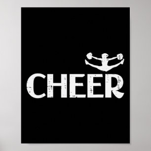 Poster Pom-Pom Girl Cheerleading Équipe Escouade Femmes G