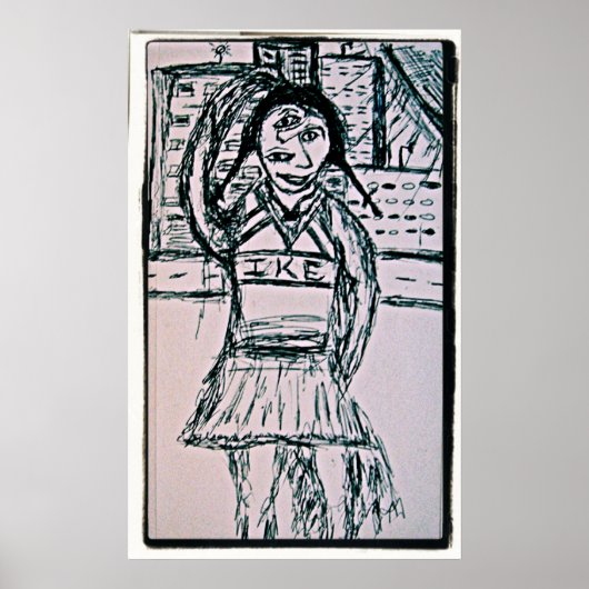 Poster Pom-pom girl d'IKE (Devant)