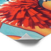 Poster Pom-pom girl vintages (Coin)