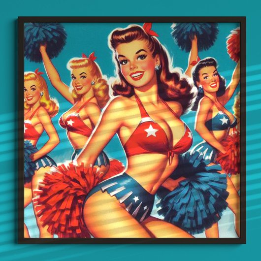 Poster Pom-pom girl vintages