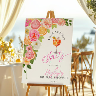 Poster Pomello Amour au Premier Spritz Bienvenue à la Fêt