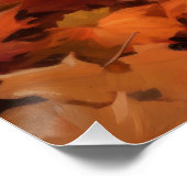 Poster Poméranie en automne Feuilles Automne Inspire (Coin)