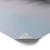 Poster Poméranien noir et blanc (Coin)