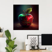Poster Pomme (Bureau à domicile)