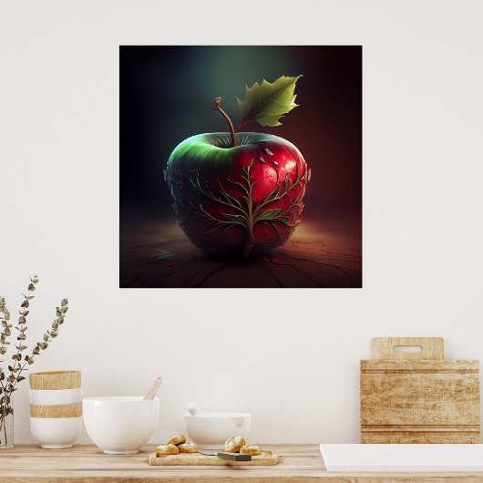 Poster Pomme (Cuisine)