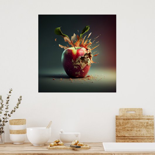Poster Pomme (Cuisine)