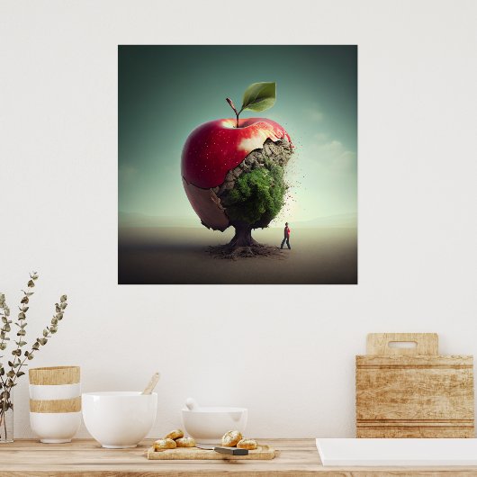 Poster Pomme (Cuisine)