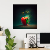 Poster Pomme (Bureau à domicile)