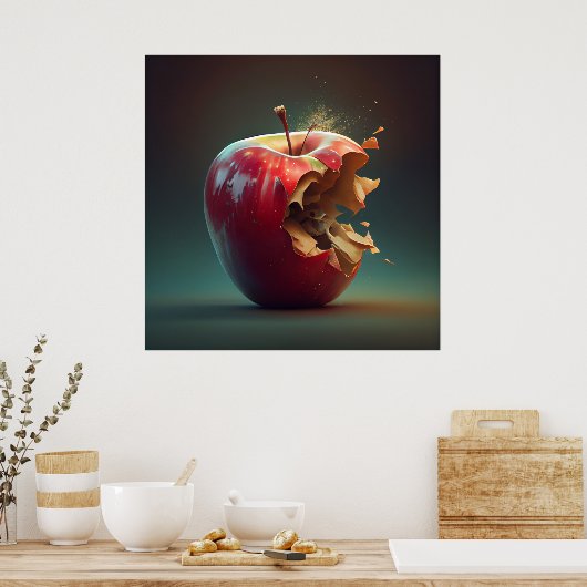 Poster Pomme (Cuisine)