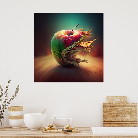 Poster Pomme (Cuisine)