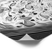 Poster Pomme aux teintes grises (Coin)