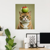 Poster Pomme de chat (Bureau à domicile)