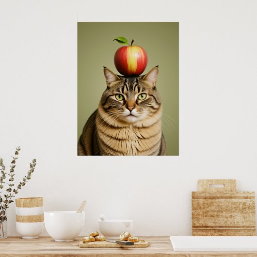 Poster Pomme de chat (Cuisine)